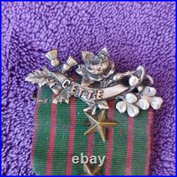 Croix de guerre de Henri CETTE du 342emerégiment d'infanterie 1914