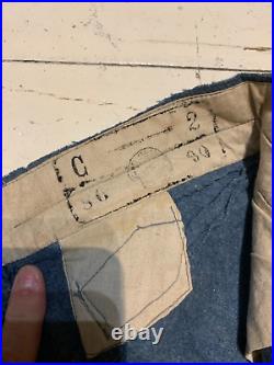 Culotte 1914 Bleu Horizon BH passepoil Génie renforcée pantalon WW1 Verdun 1916