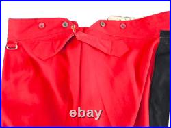 Culotte général inf dragon cuir T47 cm garance bandes noires 7cm 1900 ww1 1914