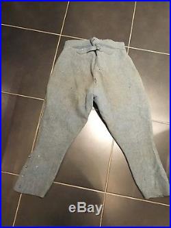 Culotte pantalon modèle 1914 Bleu Horizon BH jonquille Poilu tranchée 1916