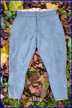 Culotte troupe montée artillerie bleu horizon date 1918 ww1 originale T bon état