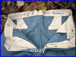 Culotte troupe montée artillerie bleu horizon date 1918 ww1 originale T bon état