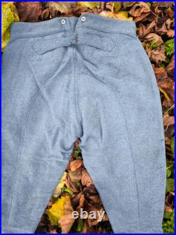 Culotte troupe montée artillerie bleu horizon date 1918 ww1 originale T bon état