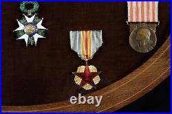 Décorations Légion d'Honneur Croix de Guerre Médaille Volontaire. WW1 B211-1