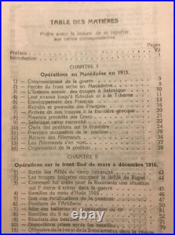 Dedicacé Lt-COLONEL NEDEFF opérations Macédoine. L'épopée de Doïran 1915 1918
