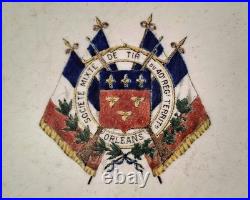 Dessous de plat GIEN 40e Sté Tir régiment d'infanterie territoriale d'Orléans RI