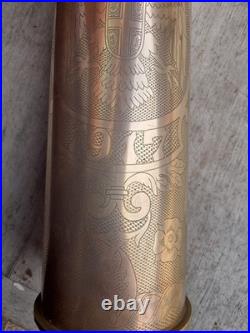 Douille Gravee Souvenir D Orient 1917 ww1