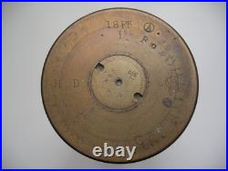 Douille d'obus année 1906 de canon Ordnance QF 18 pounder méga rare cal. 84mm