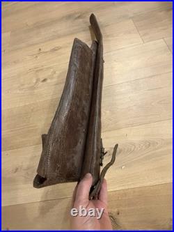 ETUI Fusil Cuir JAMBON WW1 WW2