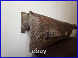 ETUI Fusil Cuir JAMBON WW1 WW2