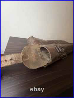 ETUI Fusil Cuir JAMBON WW1 WW2