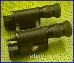 Early and rare Jules HUET PARIS 8x30 Jumelles ww1 militaire French military