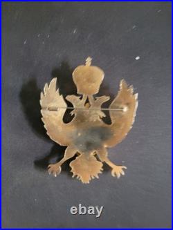 Emblème héraldique très spécial insigne austro hongrois authentique 1880/1918