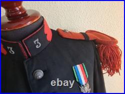 Ensemble Cuirassier Français XIXe Tunique Cuirasse, Équipement, Gourde, Jumelles