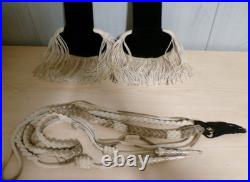 Épaulettes officier cuirrassier avec boite + aiguilettes cuirrassier lot du 11e