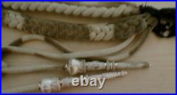 Épaulettes officier cuirrassier avec boite + aiguilettes cuirrassier lot du 11e