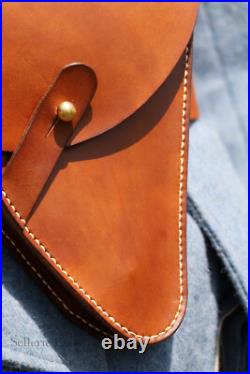 Etui en cuir de pistolet automatique Ruby modèle 1916 reproduction