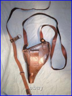 Étui jambon 1873 nominatif cuir noir ceinture spéciale modifiée off ww1 1914