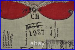 Foulard d'instruction paquetage poilu double attribution chasseur et 72 ème BAF