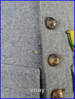 France Vareuse Sous-officier Adjudant 1 Cie 161 RI Infanterie Mod 14 Ww1 Poilu