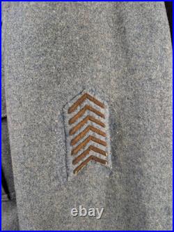 France Vareuse Sous-officier Adjudant 1 Cie 161 RI Infanterie Mod 14 Ww1 Poilu