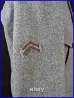 France Vareuse Sous-officier Adjudant 1 Cie 161 RI Infanterie Mod 14 Ww1 Poilu