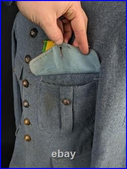 France Vareuse Sous-officier Adjudant 1 Cie 161 RI Infanterie Mod 14 Ww1 Poilu