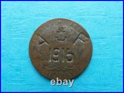 France pièce de 10 centimes 1887 Cérès contremarque Marine Française A F 1915 France pièce de 10 centimes 1887 Cérès contremarque Marine Française A F 1915