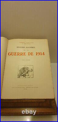 G. Hanotaux série complète 17 vol. Histoire illustrée de la Guerre de 1914