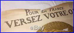 GUERRE 14-18 VERSEZ VOTRE OR POUR LA FRANCE affiche originale Abel FAIVRE WW1