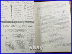 Gazette Laloux Rare Journal des Poilus 1917 Comité Américain École Beaux Art WW1