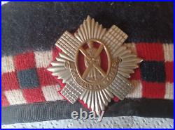 Glengarry des ROYAL SCOTSbritish anglais WW1/WW2