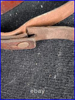 Gourde bidon 1884 1 L cavalerie légère cuir fauve fragilité gobelet bouchon ww1