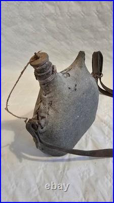 Gourde militaire FR 14-18 originale, liège intact, WWI