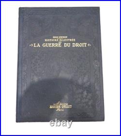 Guerre 14/18. Emile Hinzelin. Histoire illustrée de la guerre du droit. 3/3 vols