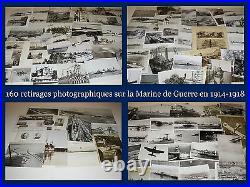 Guerre 1914-1918! Plus De 160 Reproductions Photographiques Sur La Marine