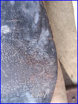 Harnachement 1874 superbe selle 6 rivets datée 1915 cuir fauve cavalerie ww1