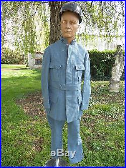 Infanterie Bleu Horizon Uniforme Capitaine 71é R I veste culotte képi casque