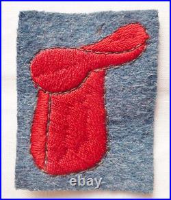 Insigne TISSU BLEU HORIZON BH WWI ORIGINAL Cavalerie SELLIER sous off 1° GUERRE