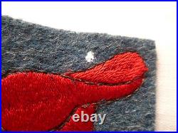 Insigne TISSU BLEU HORIZON BH WWI ORIGINAL Cavalerie SELLIER sous off 1° GUERRE