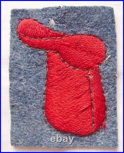 Insigne TISSU BLEU HORIZON BH WWI ORIGINAL Cavalerie SELLIER sous off 1° GUERRE