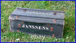 JANSSENS, ancienne malle cantine officier Janssens, malle militaire, WW1 ou avant