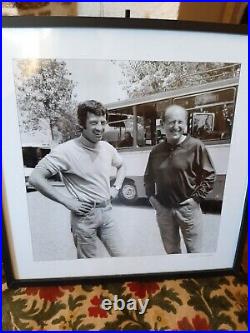 Jean Paul Belmondo et Bourvil dans Le Cerveau. Photo par Gérard Lecompte