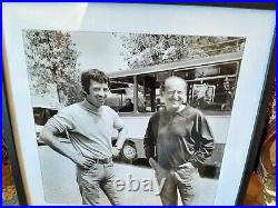 Jean Paul Belmondo et Bourvil dans Le Cerveau. Photo par Gérard Lecompte