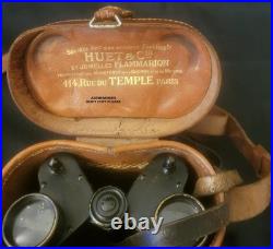 Jumelle c1912 / guerre 14-18 officier militaire J Poirault Flammarion Huet Paris