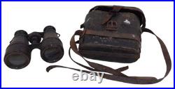 Jumelles + étui officier type 1915 nominative 58ème RA Régiment d'Artillerie WW1