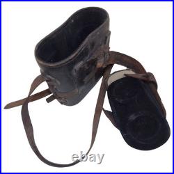 Jumelles + étui officier type 1915 nominative 58ème RA Régiment d'Artillerie WW1