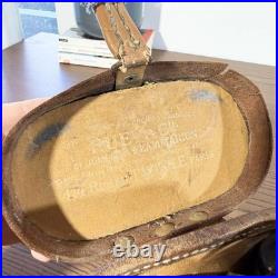 Jumelles militaires françaises WW1 Huet & Cie Paris avec étui cuir d'origine 14s