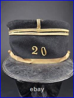Képi Polo Capitaine 20 RAC Mdl 1910 Artillerie Campagne Officier Poilu Ww1 14 18