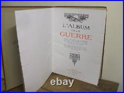 L'ALBUM DE LA GUERRE 1914-1919 Tomes I et II L'ILLUSTRATION 1922 E. O